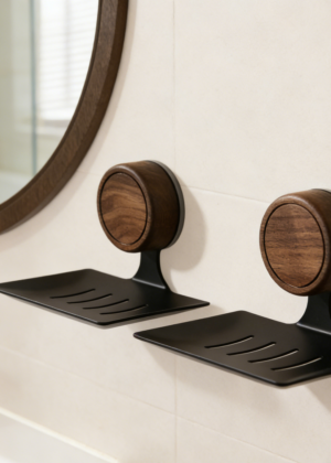 Wall-Mounted Suction Cup Soap Dish | Bathroom Washbasin and Shower Soap Rack
