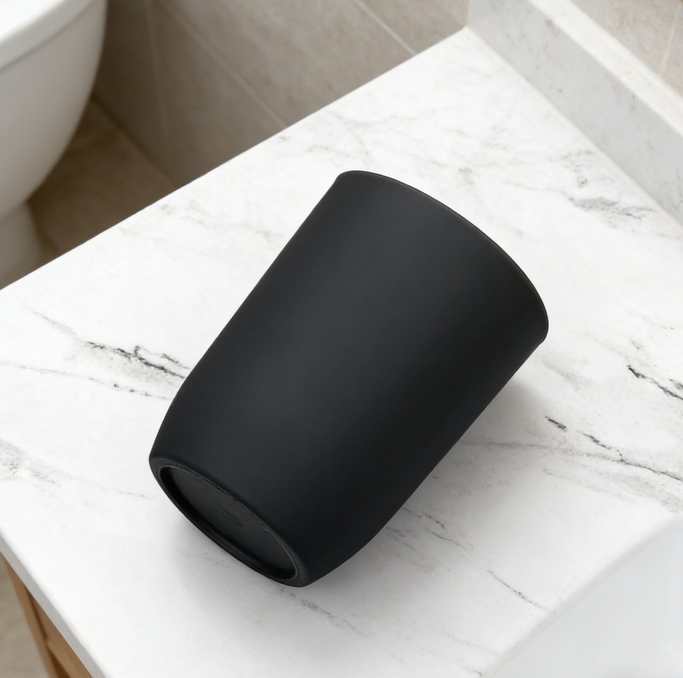 Reusable Plastic Bathroom Tumblers | Toothbrush and Mouthwash Cups (set of 8) - Image 2