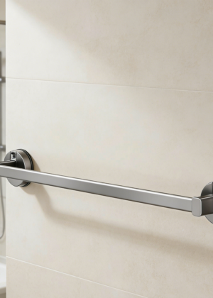 Suction Cup Wall-Mounted Bathroom Slipper Rack | Towel Drying Organiser